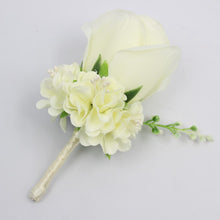 Load image into Gallery viewer, Ivory White Boutonniere
