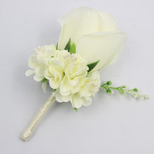 Load image into Gallery viewer, Ivory White Boutonniere
