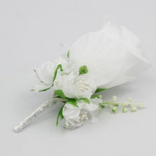 Load image into Gallery viewer, Ivory White Boutonniere
