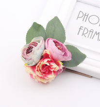 Load image into Gallery viewer, Colorful Peony Hair Pins