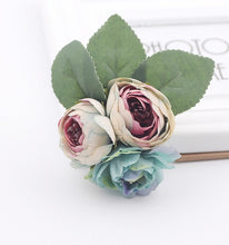 Load image into Gallery viewer, Colorful Peony Hair Pins