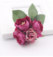 Load image into Gallery viewer, Colorful Peony Hair Pins