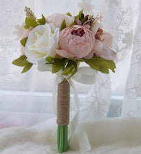 Load image into Gallery viewer, Elegant Forest Flowers Bride Bouquet