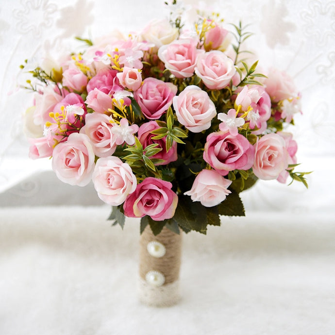 Handmade  Rose Bridal Bouquet