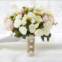 Load image into Gallery viewer, Handmade  Rose Bridal Bouquet