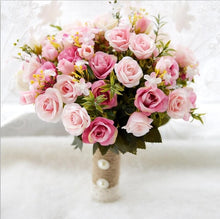Load image into Gallery viewer, Handmade  Rose Bridal Bouquet