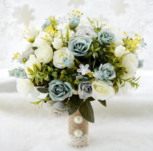 Load image into Gallery viewer, Handmade  Rose Bridal Bouquet