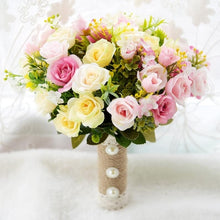 Load image into Gallery viewer, Handmade  Rose Bridal Bouquet