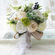 Load image into Gallery viewer, Romantic Bridal Bouquet with Ribbon