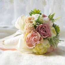 Load image into Gallery viewer, Romantic Bridal Bouquet with Ribbon