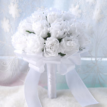 Load image into Gallery viewer, Pears Beaded with Ribbon Bride Bouquet
