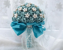 Load image into Gallery viewer, Gold Broach Bride Bouquet