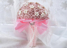 Load image into Gallery viewer, Gold Broach Bride Bouquet