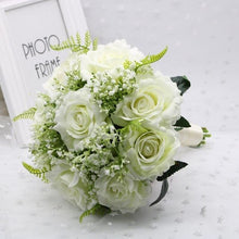 Load image into Gallery viewer, White Forest Bride Bouquet
