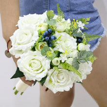 Load image into Gallery viewer, White Forest Bride Bouquet