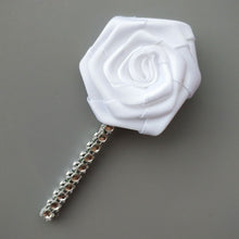 Load image into Gallery viewer, Silver Detail Boutonniere