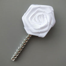 Load image into Gallery viewer, Silver Detail Boutonniere