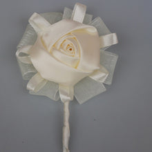 Load image into Gallery viewer, Satin Rose Boutonniere