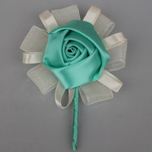 Load image into Gallery viewer, Satin Rose Boutonniere