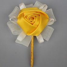 Load image into Gallery viewer, Satin Rose Boutonniere