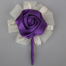 Load image into Gallery viewer, Satin Rose Boutonniere