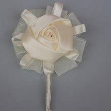 Load image into Gallery viewer, Satin Rose Boutonniere