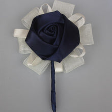 Load image into Gallery viewer, Satin Rose Boutonniere
