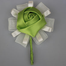 Load image into Gallery viewer, Satin Rose Boutonniere